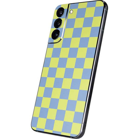 Neon Checkered Galaxy S22 Plus Skin